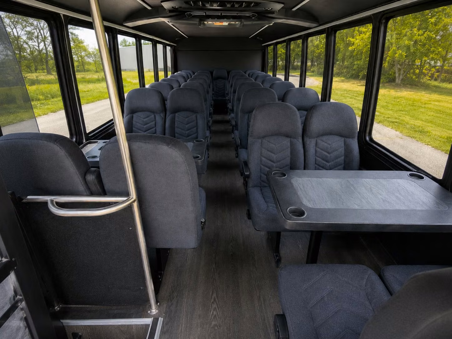 15 passenger minibus inside
