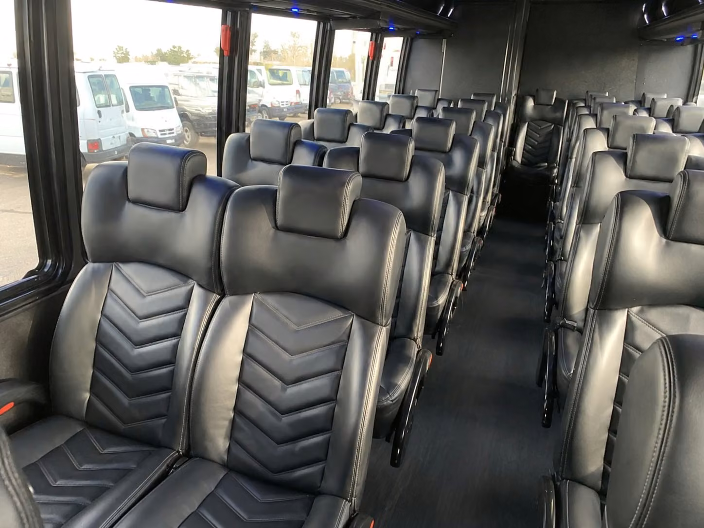 18 passenger minibus inside