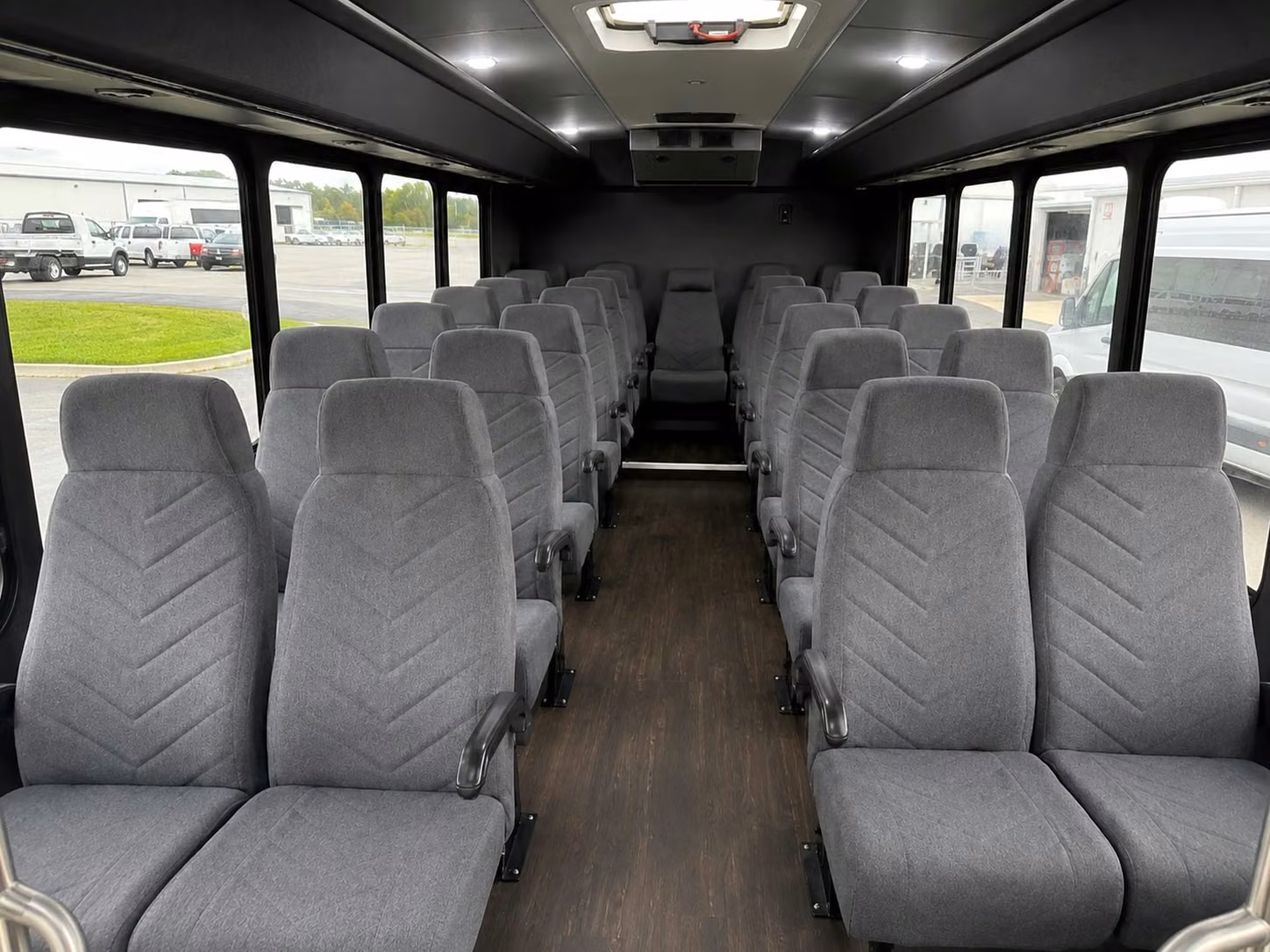 18 passenger minibus interior