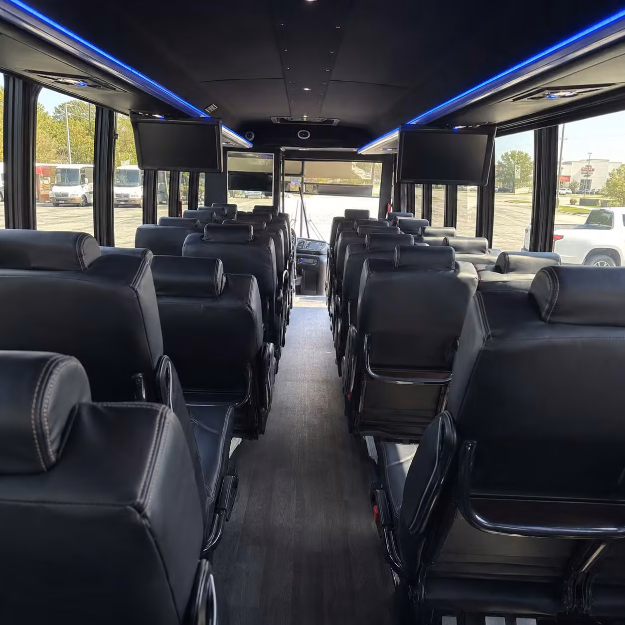 25 passenger minibus inside