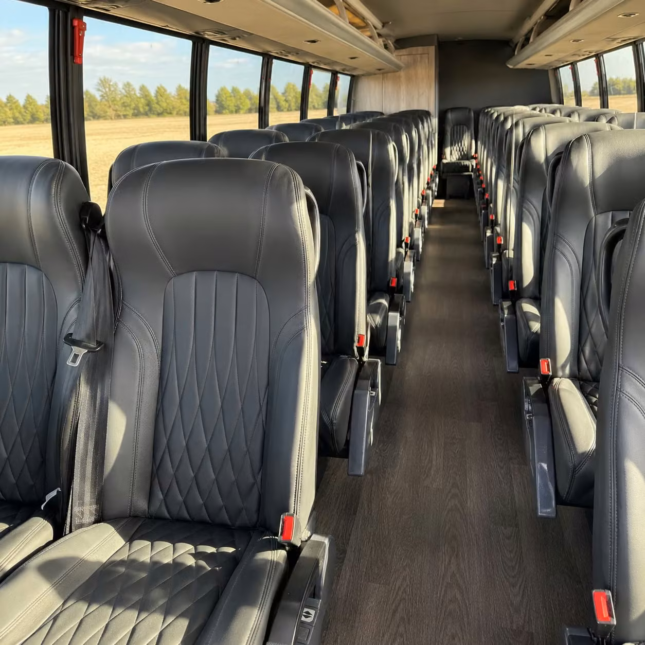 25 passenger minibus interior