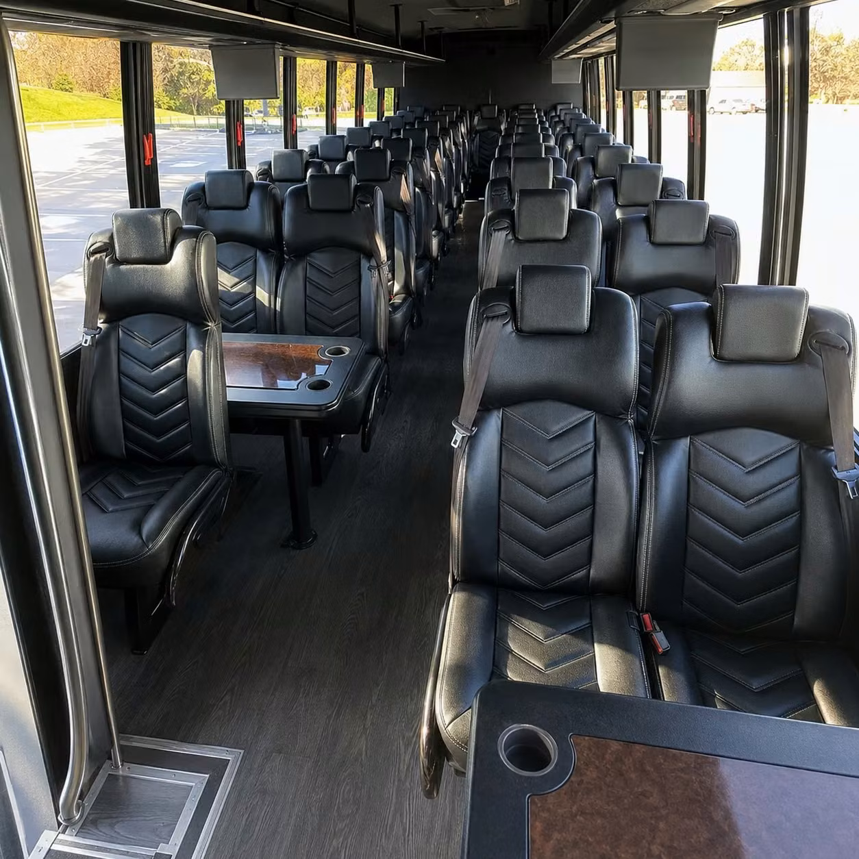 28 passenger minibus inside