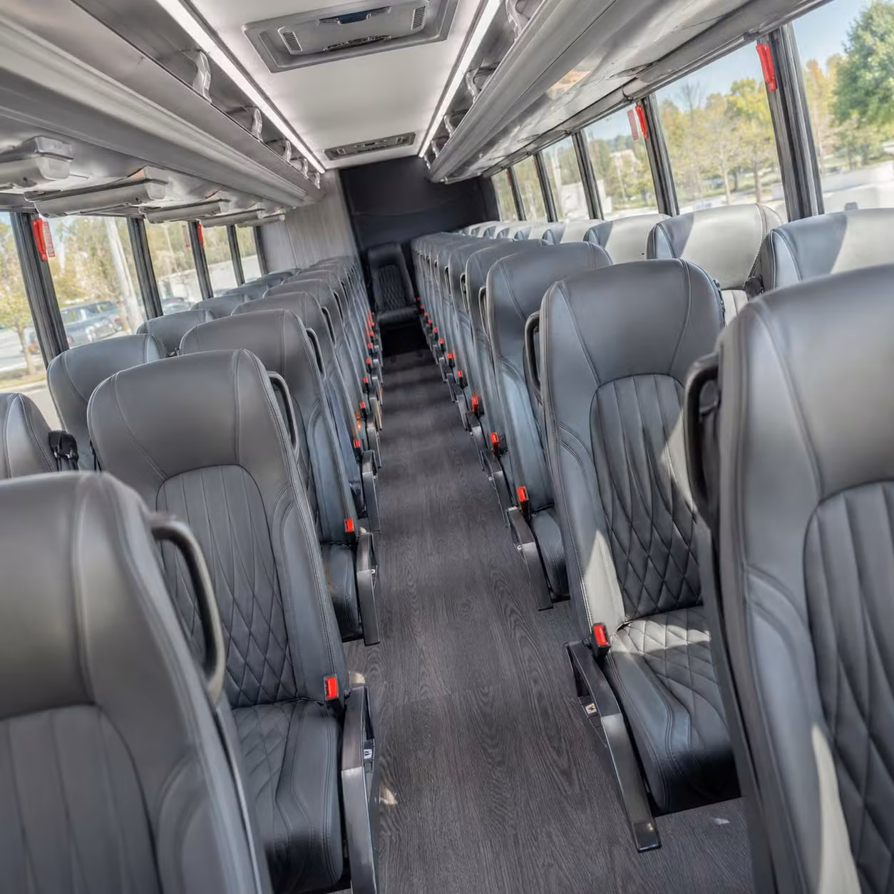 30 passenger minibus inside