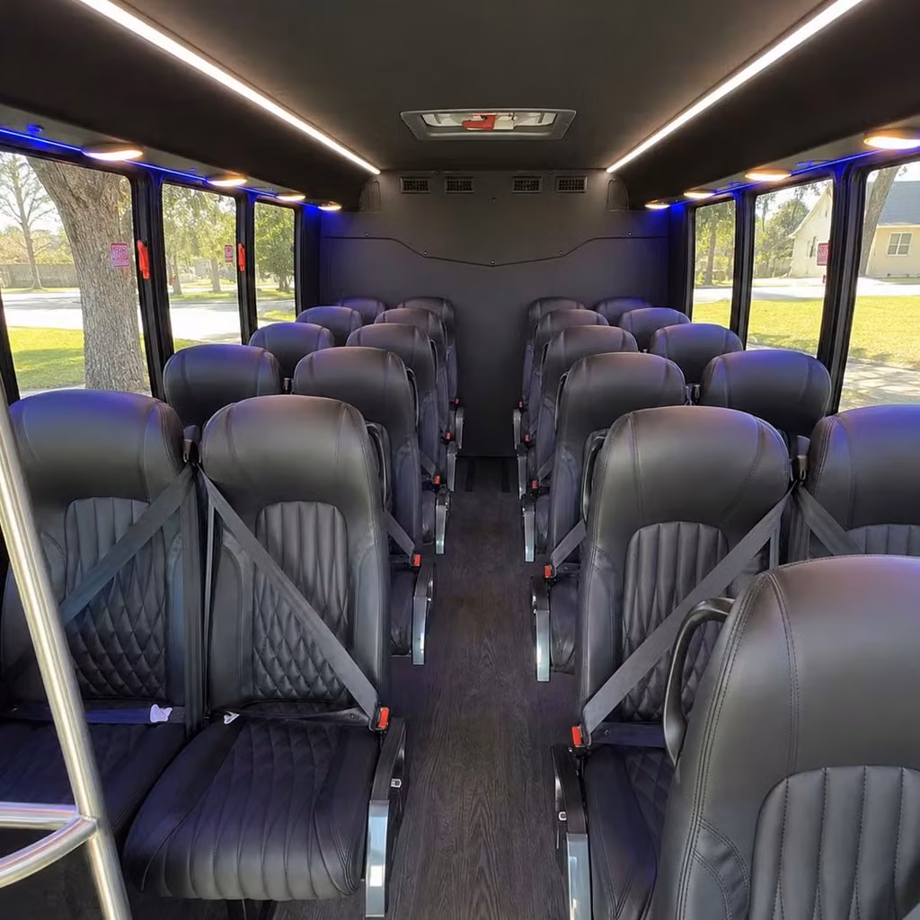 35 passenger minibus interior