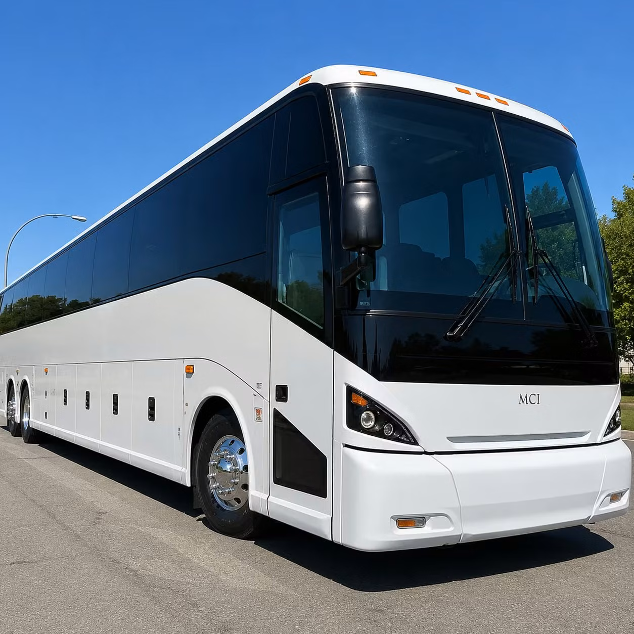 56 passenger charter bus