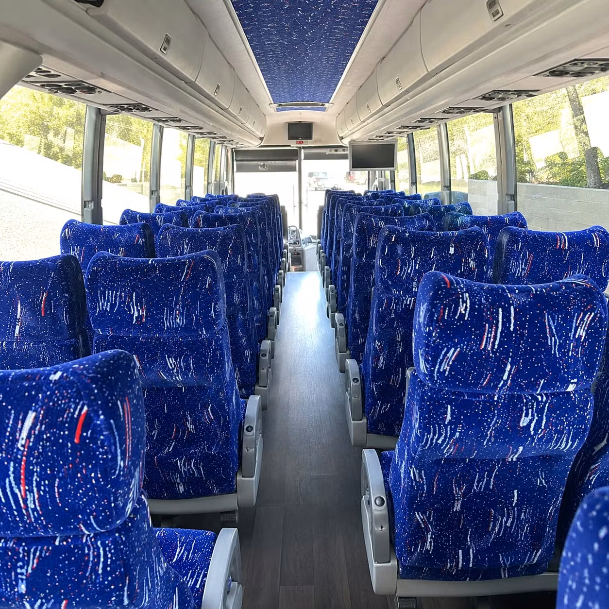 moreno valley charter bus interior