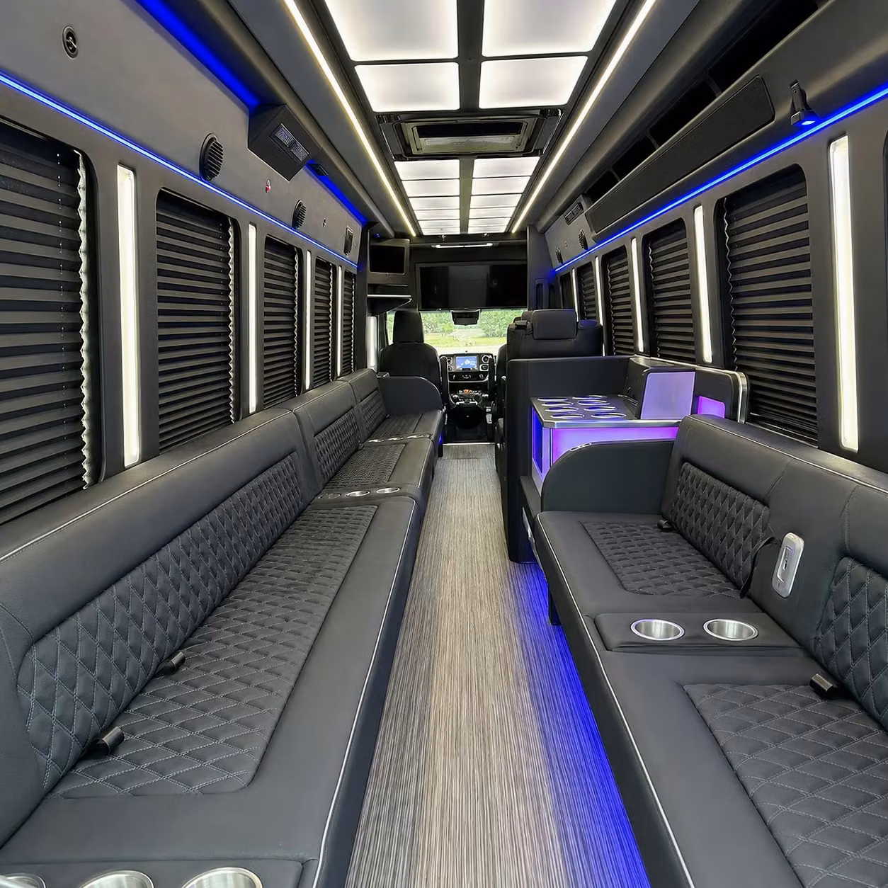 party bus interior