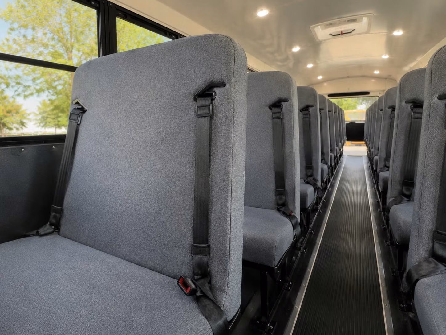 school bus interior