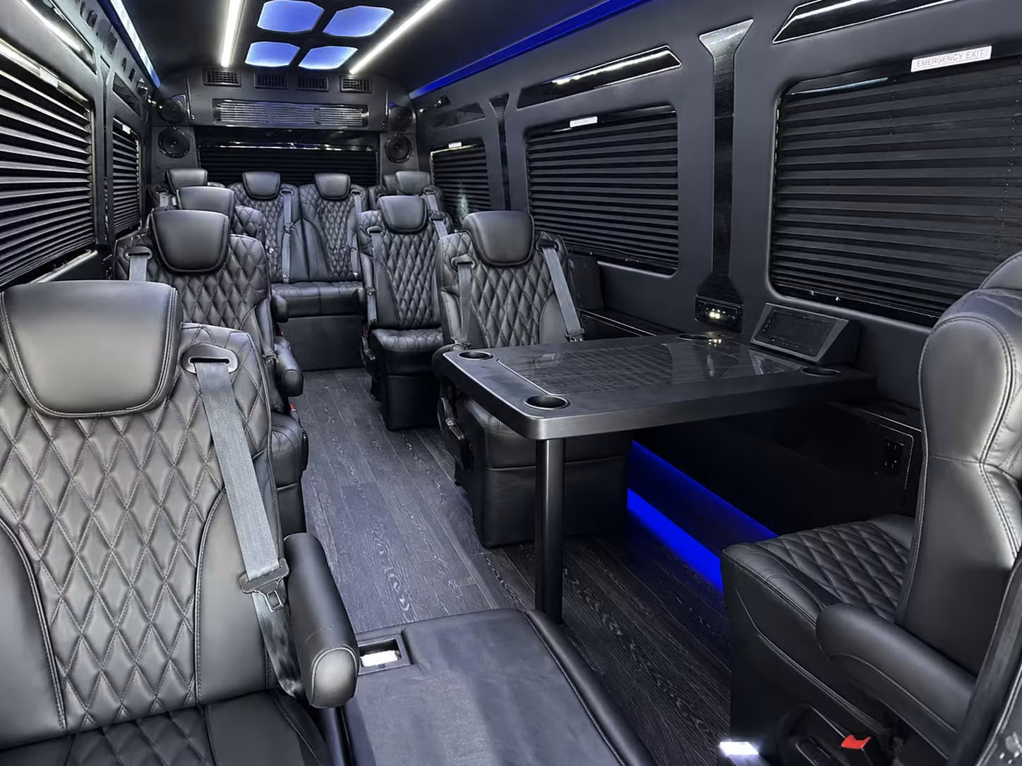 sprinter van with driver inside
